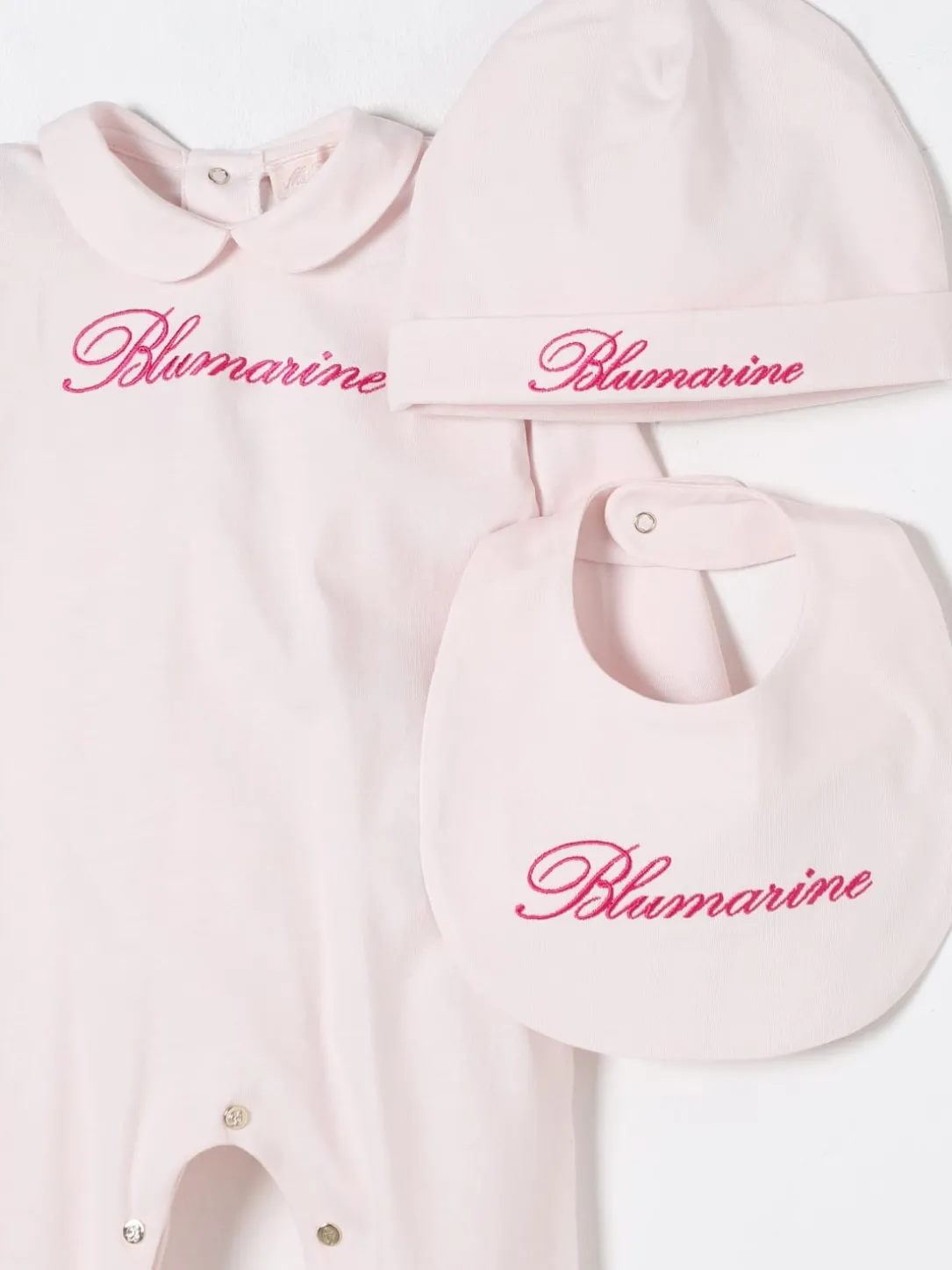Coordinato in cotone con logo Miss Blumarine