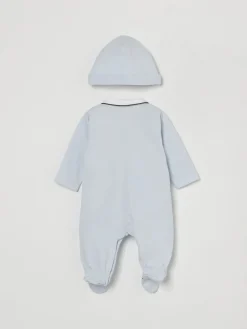 Coordinato in cotone con logo Emporio Armani