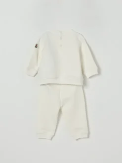 Coordinato in cotone con logo Moncler