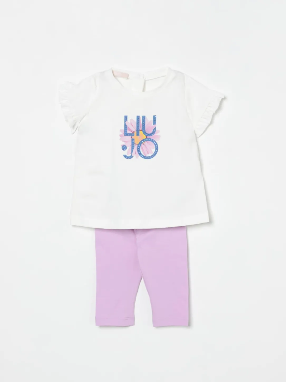 Coordinato in cotone con logo Liu Jo