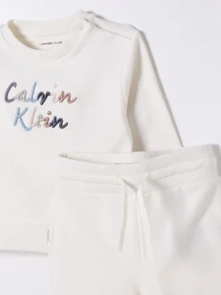 Coordinato in cotone con logo Calvin Klein