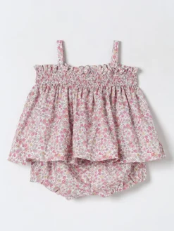 Coordinato in cotone floreale Teddy & Minou