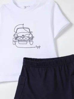 Coordinato in cotone Il Gufo