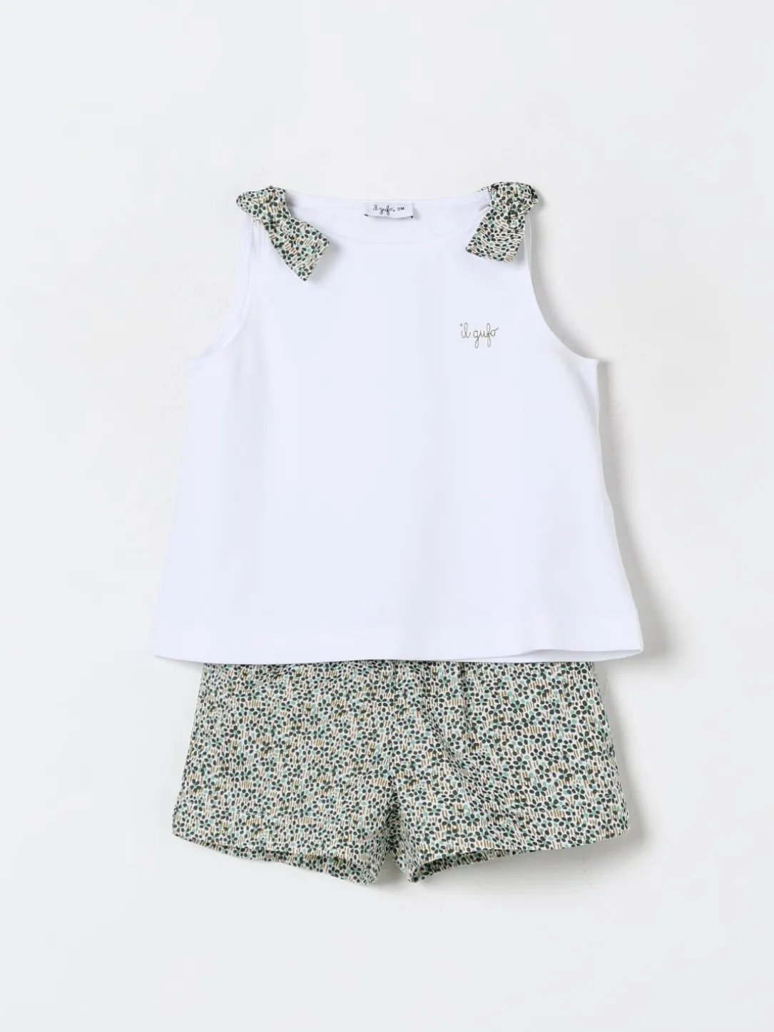 Coordinato in cotone Il Gufo