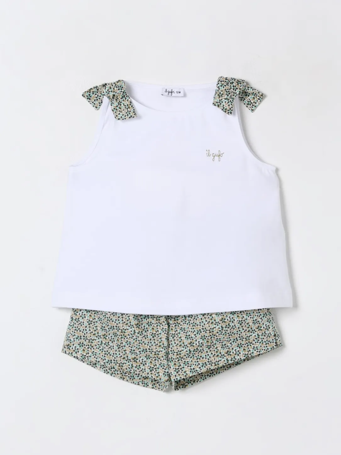 Coordinato in cotone Il Gufo