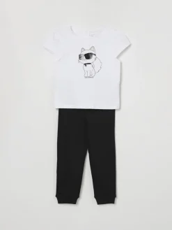 Coordinato in cotone Karl Lagerfeld Kids