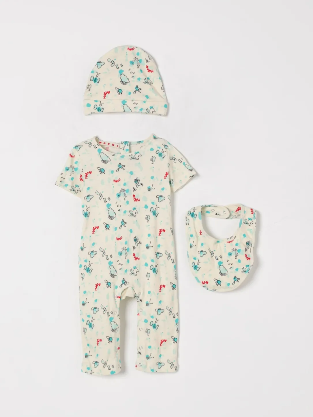 Coordinato in cotone Marni stampato