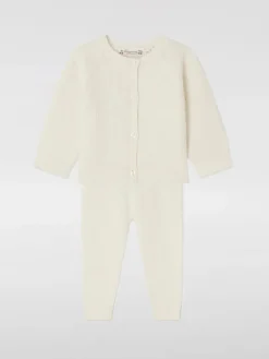 Coordinato in cotone organico e cashmere Bonpoint