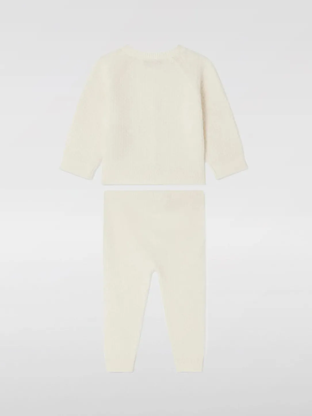 Coordinato in cotone organico e cashmere Bonpoint