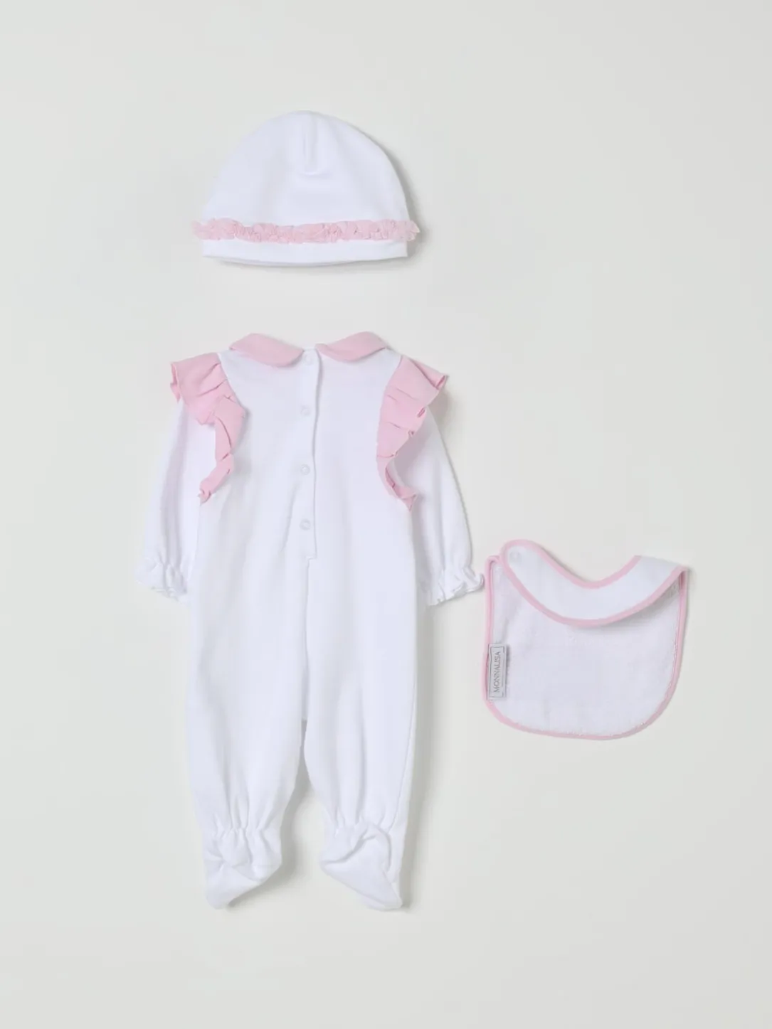 Coordinato in cotone stampato Monnalisa