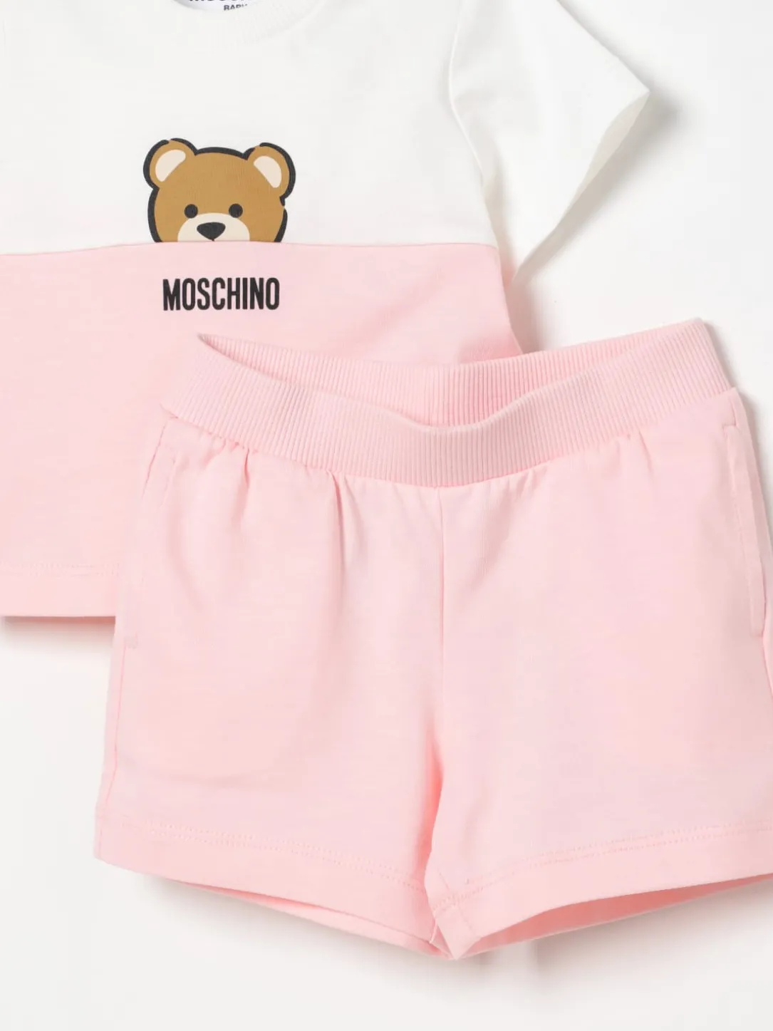 Coordinato in cotone Teddy Toy Moschino