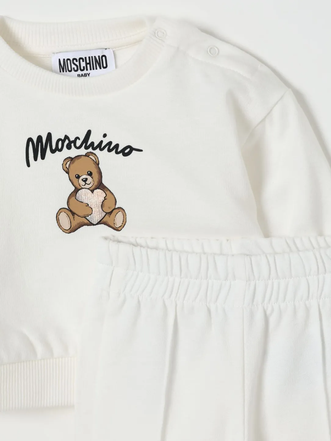 Coordinato in cotone Teddy Moschino
