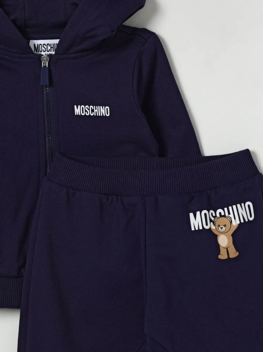Coordinato in cotone Teddy Moschino