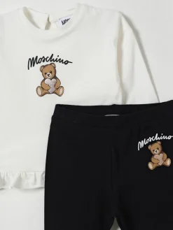 Coordinato in cotone Teddy Moschino
