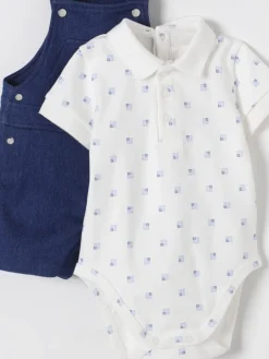 Coordinato in denim con logo Givenchy