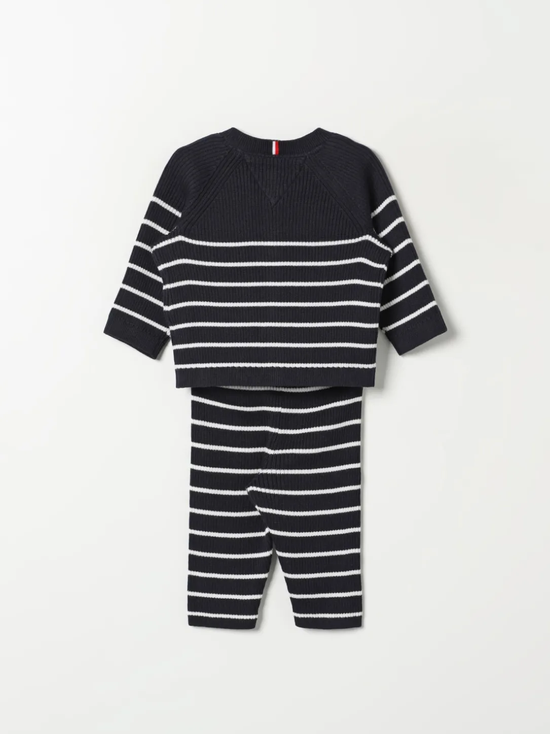 Coordinato in maglia a righe Tommy Hilfiger