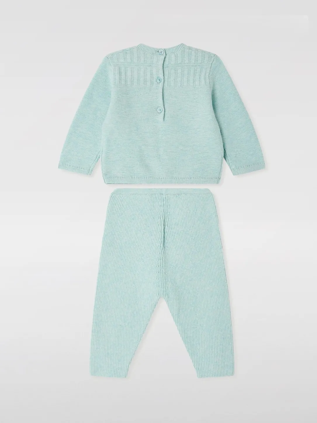 Coordinato in maglia di cotone Bonpoint