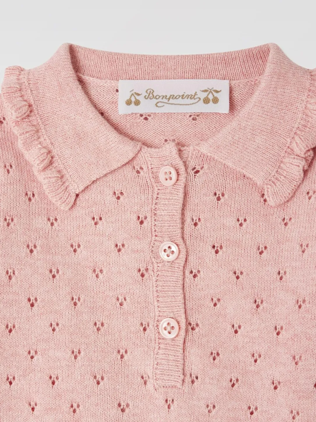 Coordinato in maglia di cotone Bonpoint