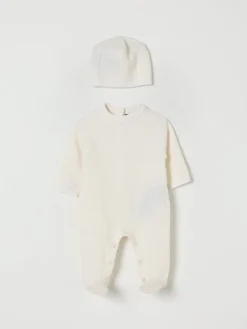 Coordinato in maglia di lana e cotone Balmain