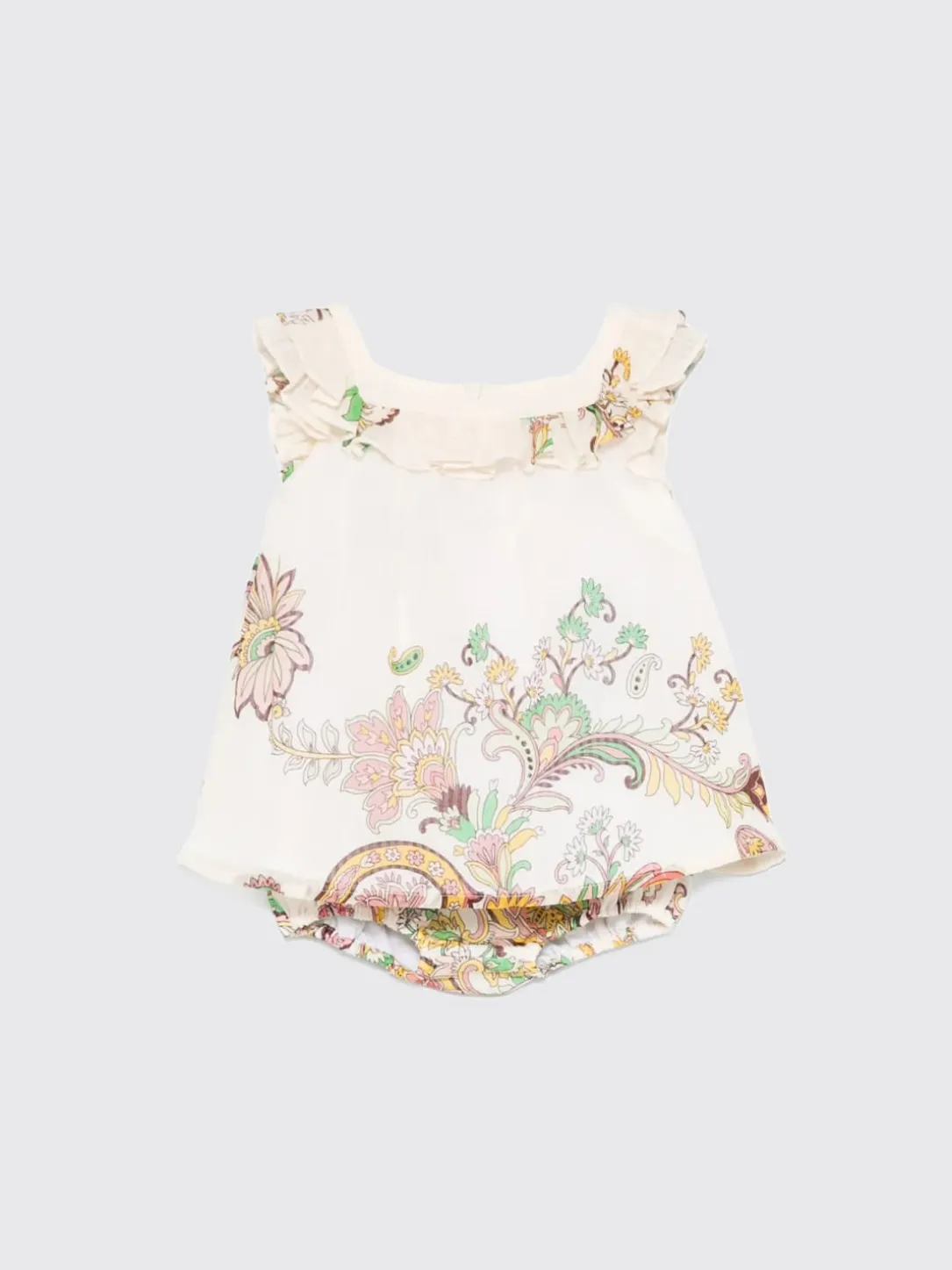 Coordinato in seta e cotone paisley Etro