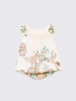 Coordinato in seta e cotone paisley Etro