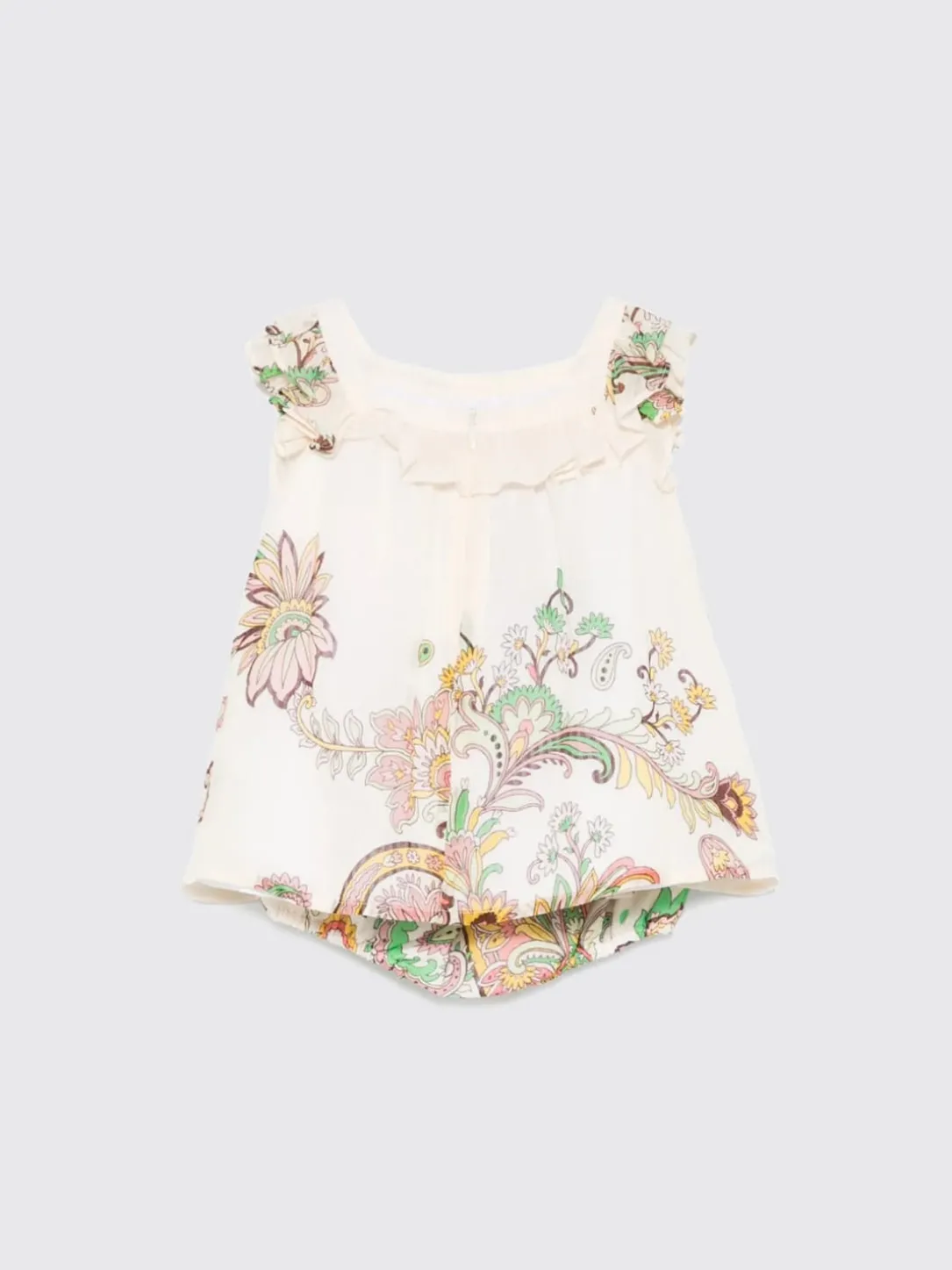 Coordinato in seta e cotone paisley Etro