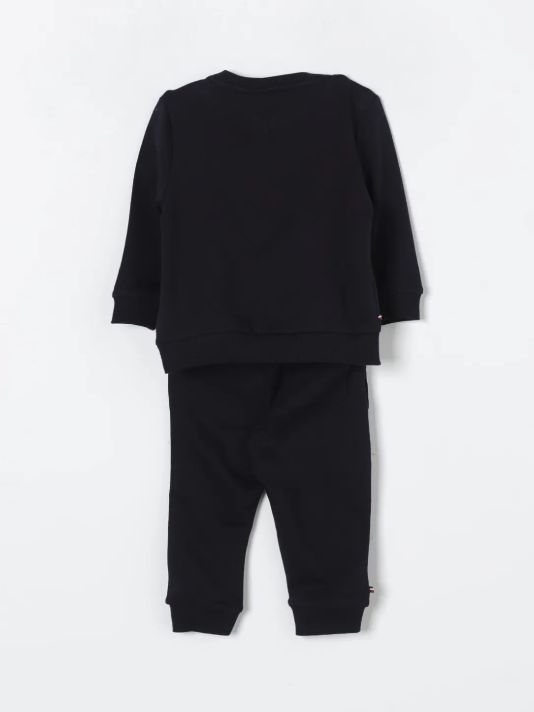 Coordinato sportivo in cotone con logo Tommy Hilfiger