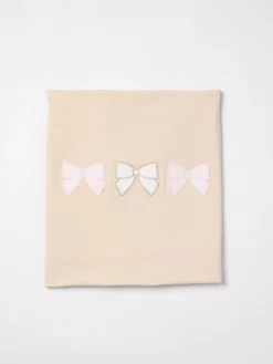 Copertina in cotone con fiocchi Le Bebe'
