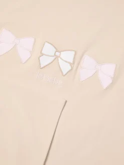 Copertina in cotone con fiocchi Le Bebe'