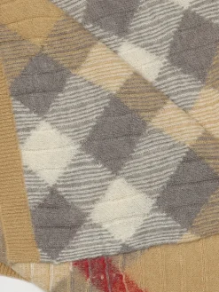 Copertina in lana di Alpaca check Burberry