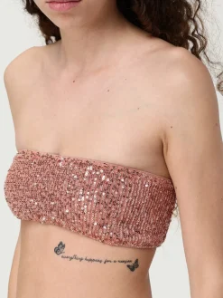 Costume da bagno bikini top con paillettes MC2 Saint Barth