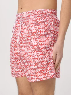 Costume da bagno con logo all-over Emporio Armani Swimwear