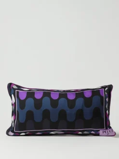 Cuscino Pucci in seta con stampa piazzata