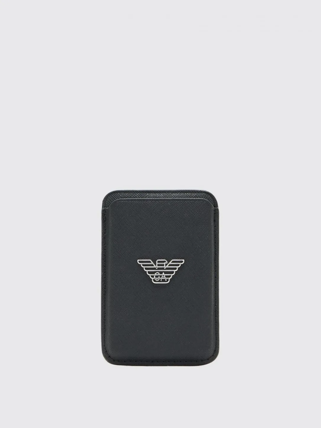 Custodia per telefono in pelle sintetica saffiano Emporio Armani