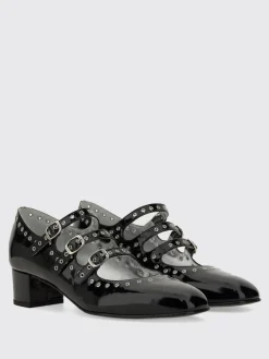 Décolleté Camden Carel Paris in vernice con occhielli metallici