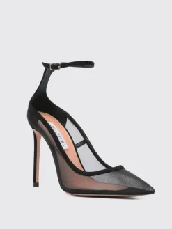 Décolleté Love Affair Aquazzura in camoscio e nylon a rete