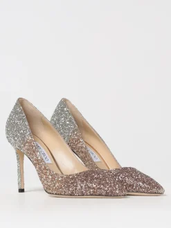 Décolleté Romy Jimmy Choo in pelle glitter degradè