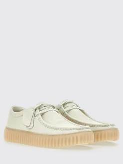 Derby Clarks in pelle a grana naturale