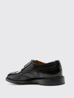 Derby Doucal's in pelle con motivo brogue