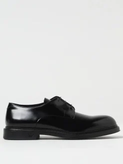 Derby Emporio Armani in pelle spazzolata