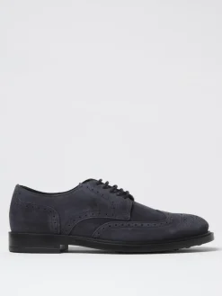 Derby Tod's in camoscio con motivo brogue