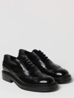 Derby Tod's in pelle spazzolata con motivo brogue