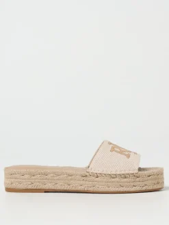 Espadrillas Lauren Ralph Lauren in canvas con logo ricamato