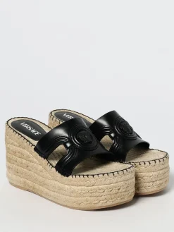 Espadrillas Medusa Versace in pelle