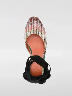 Espadrillas Missoni in viscosa con motivo zig zag jacquard