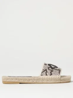 Espadrillas Sergio Rossi in nappa stampa pitone