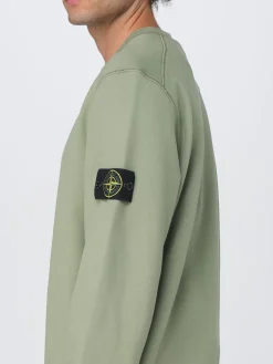 Felpa a girocollo basic in cotone Stone Island