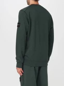Felpa a girocollo basic in cotone Stone Island