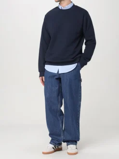 Felpa a girocollo basic in cotone A.P.C.