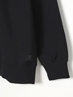 Felpa a girocollo con logo Mm6 Maison Margiela